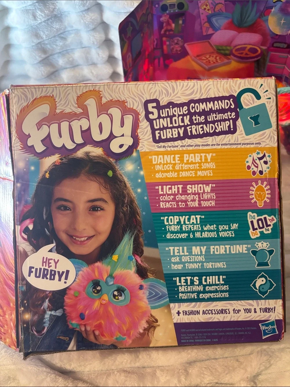 Hasbro 2023 Furby Coral 15 Fashion Accessories, Interactive Two Plush Toys